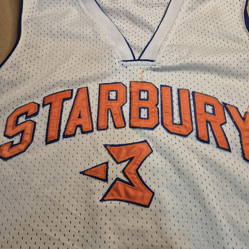 Starbury White & Blue Men's Basketball Jersey - Marbury #3 - Picture 4 of 6